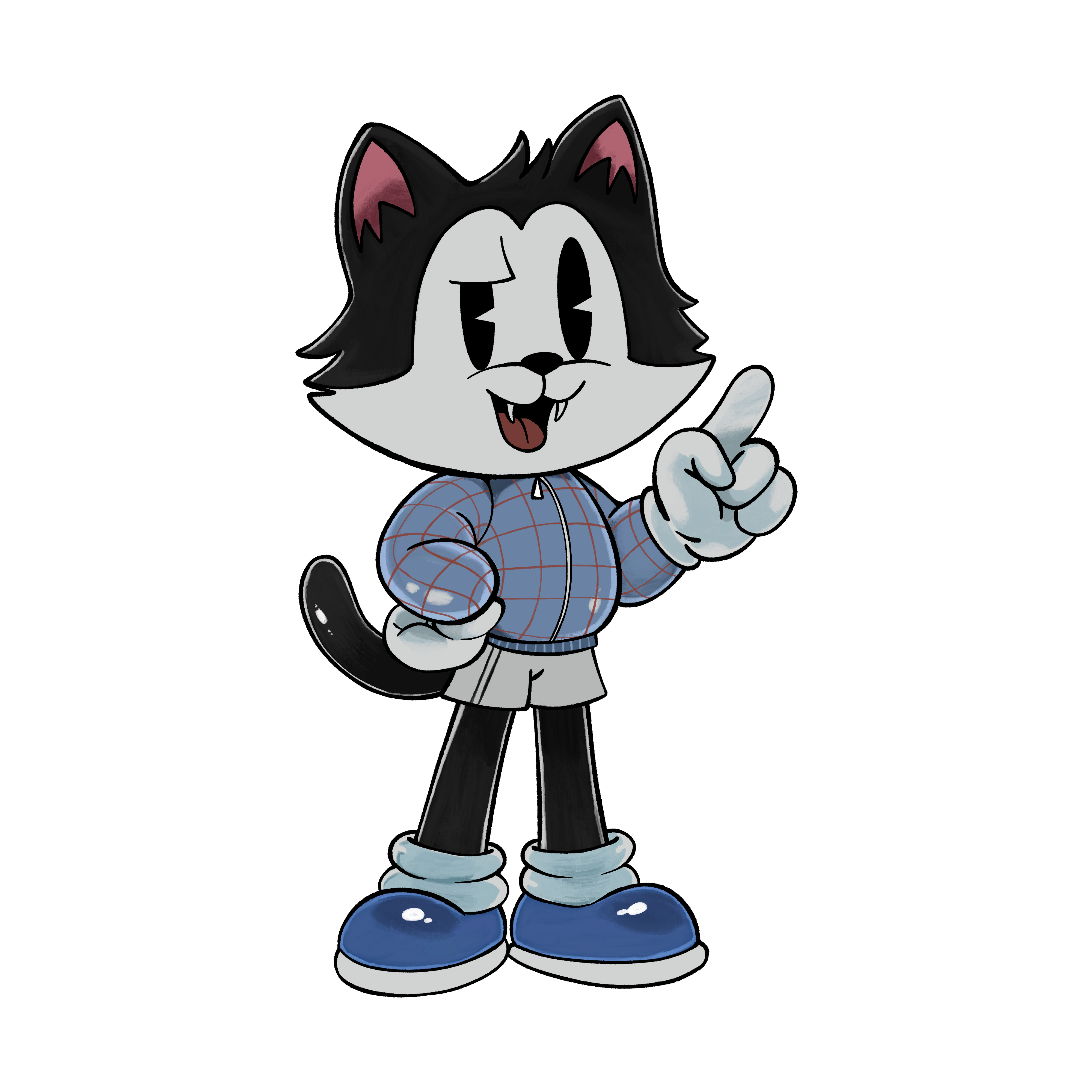 Retro Mascot Expression Study